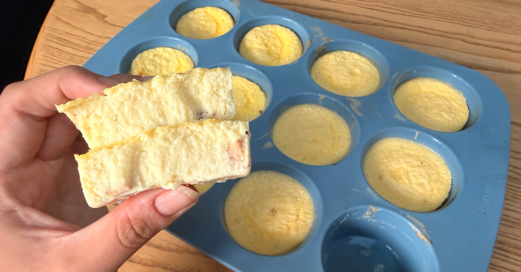 Gouda and Bacon Egg Bites