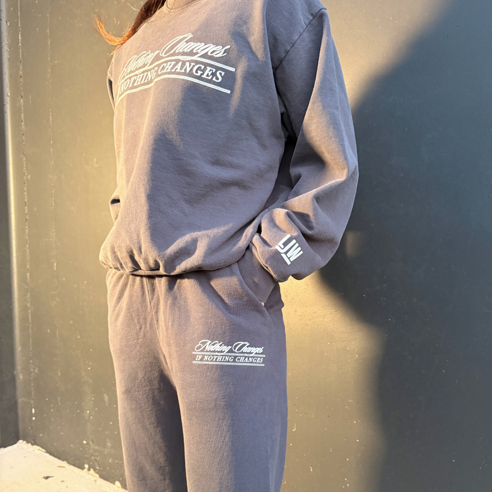 Nothing Changes Charcoal Gray Wide-Leg Pant