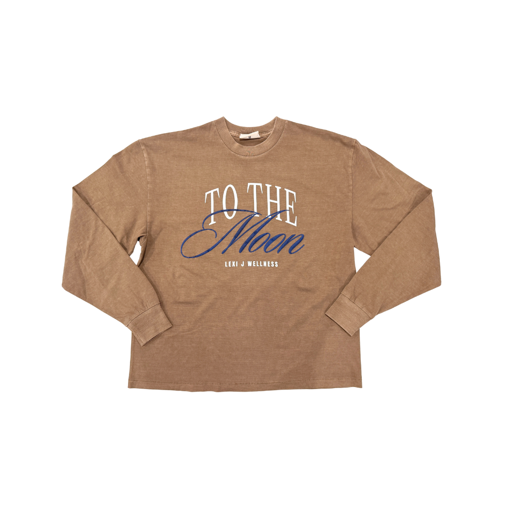 To The Moon Vintage Long Sleeve