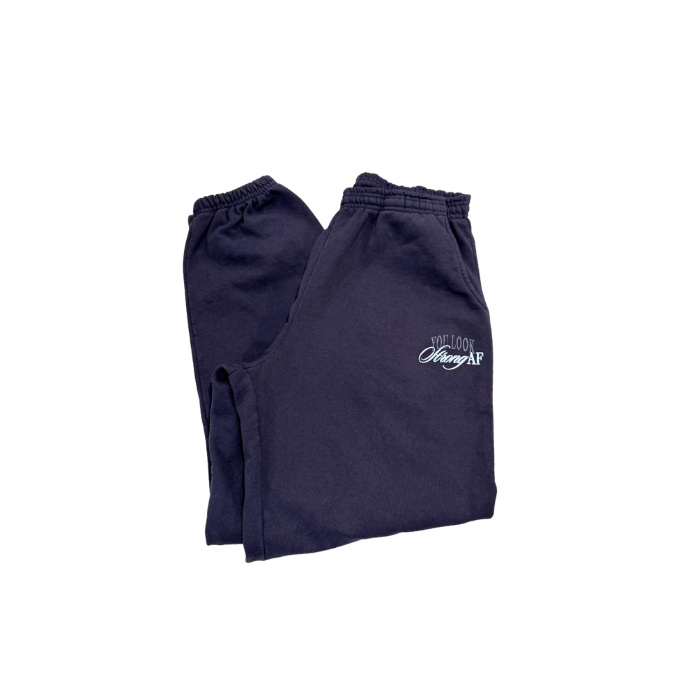 You Look Strong Navy Joggers