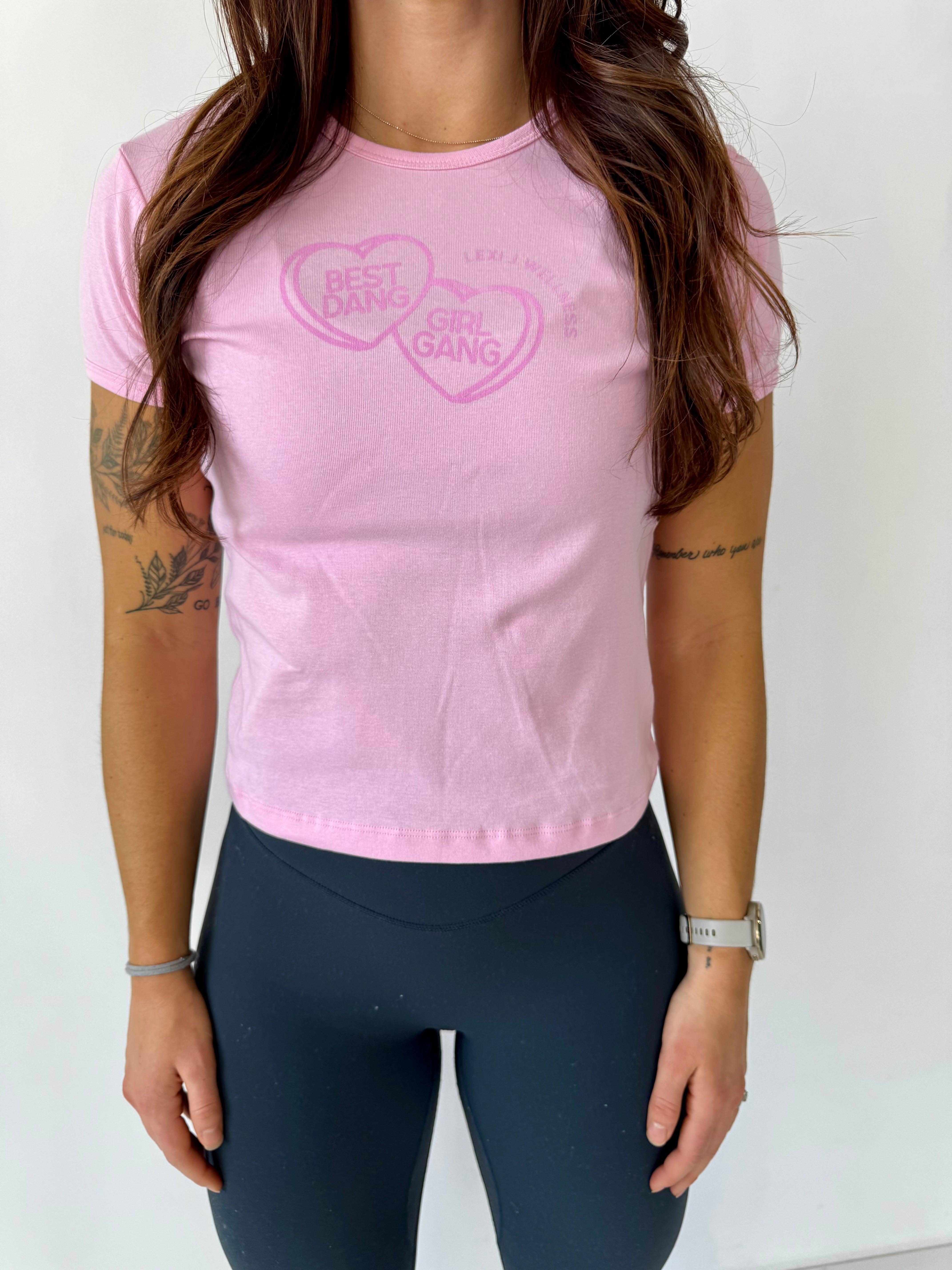 Galentines Baby Pink Tee