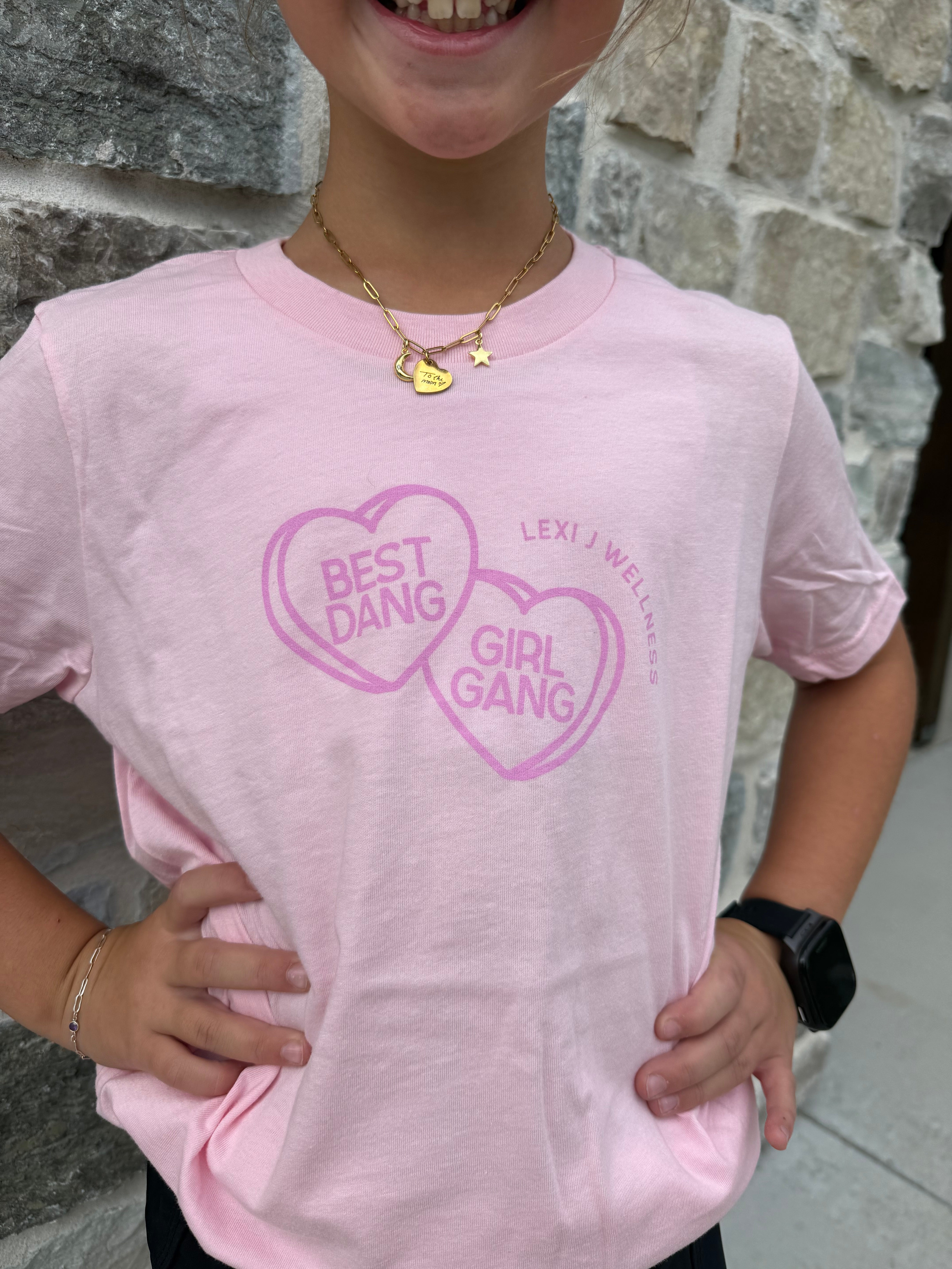 Girls Youth Pink Tee