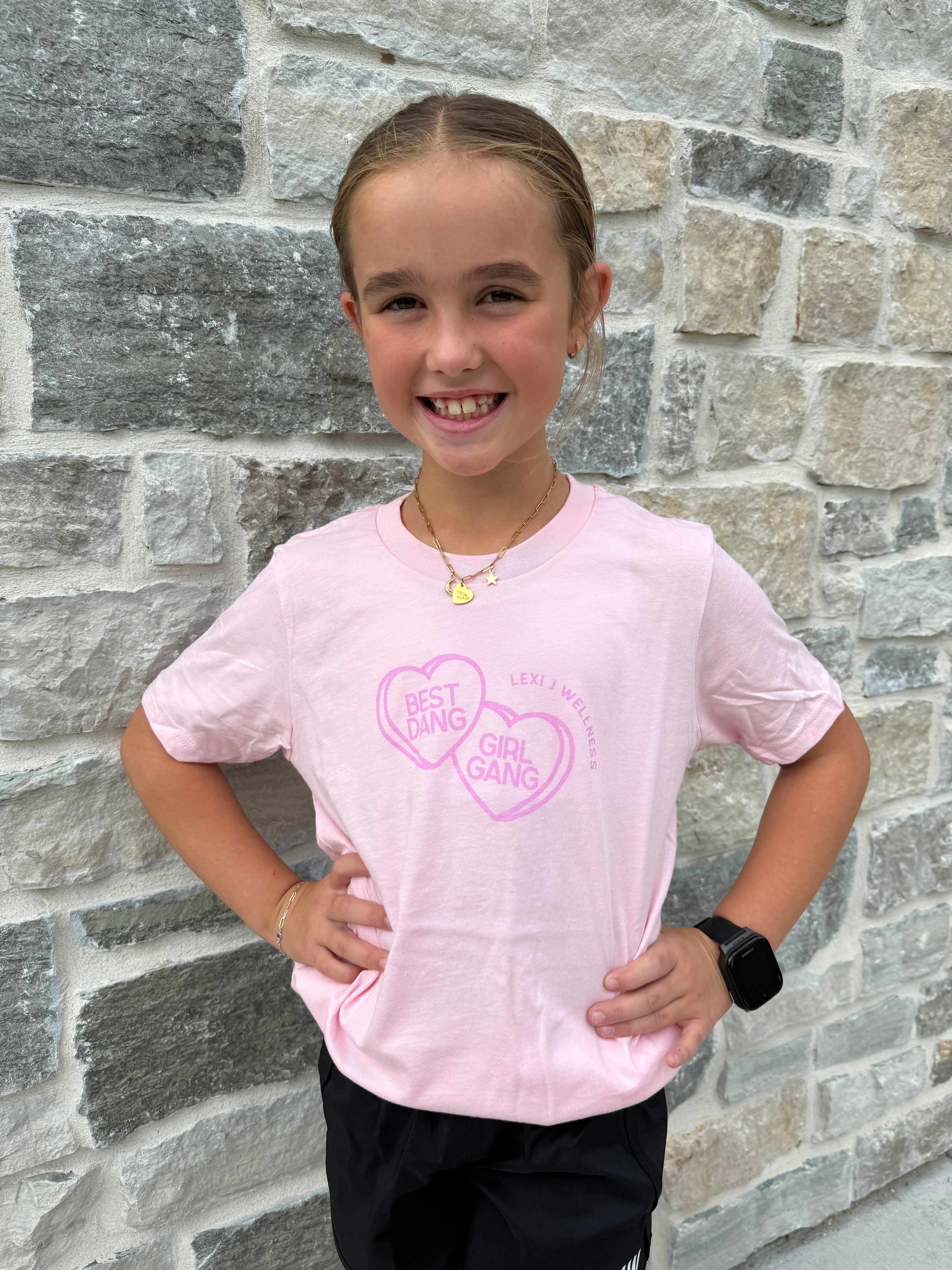 Girls Youth Pink Tee
