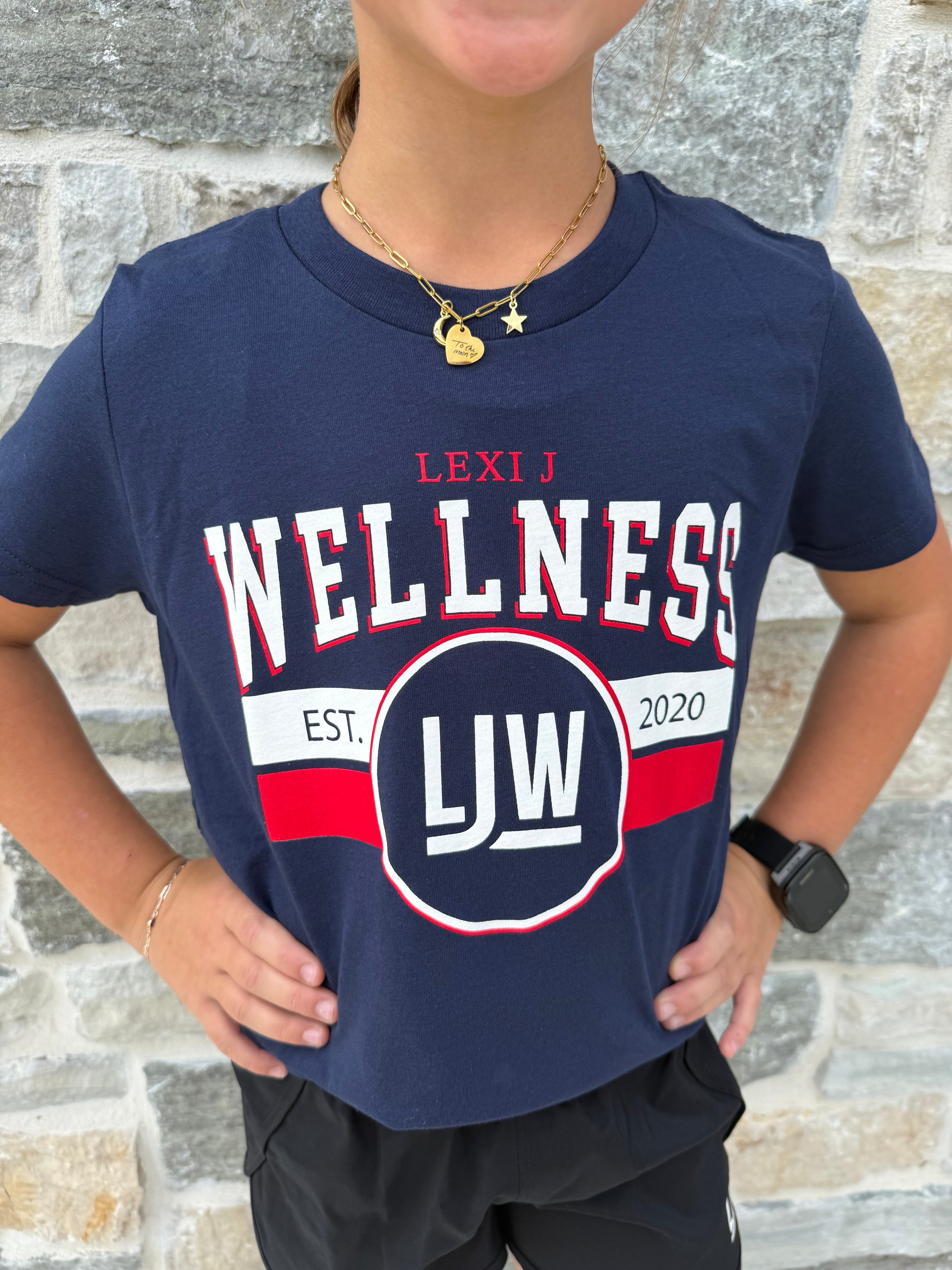 Kids Classic LJW T-Shirt- Heather Blue